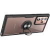 TPU+PC чехол Deen CrystalRing for Magnet (opp) для Samsung Galaxy Note 20 Ultra Черный (7661)