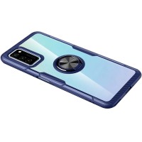 TPU+PC чехол Deen CrystalRing for Magnet (opp) для Samsung Galaxy Note 20 Синий (7655)