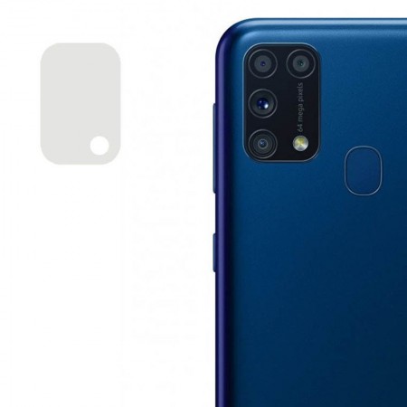 Гибкое защитное стекло 0.18mm на камеру (тех.пак) для Samsung Galaxy M31 Прозорий (16782)