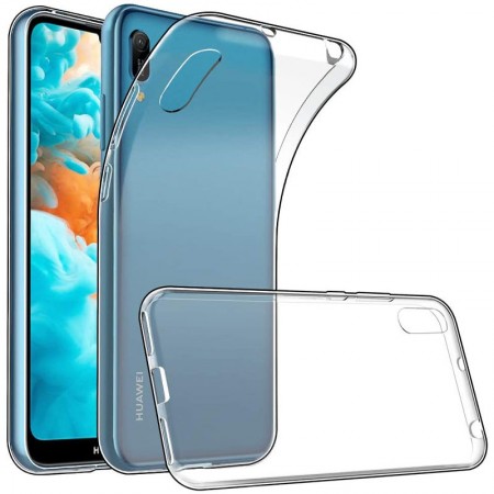 TPU чехол Epic Transparent 1,0mm для Huawei Y6 Pro (2019) Белый (7692)