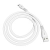 Дата кабель Hoco X40 Noah USB to MicroUSB (1m) Білий (22557)