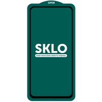 Защитное стекло SKLO 5D (full glue) (тех.пак) для Xiaomi Redmi Note 9 / Redmi 10X /Note 9T/Note 9 5G Чорний (21812)