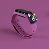 Силиконовый ремешок Cartoon Face для Xiaomi Mi Band 5 / 6 Фіолетовий (14217)