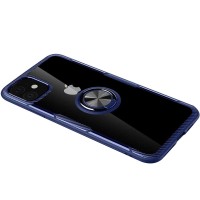 TPU+PC чехол Deen CrystalRing for Magnet (opp) для Apple iPhone 12 mini (5.4'') Синий (7737)