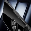 TPU+PC чехол Deen CrystalRing for Magnet (opp) для Apple iPhone 12 mini (5.4'') Черный (7739)