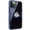 TPU+PC чехол Deen CrystalRing for Magnet (opp) для Apple iPhone 12 Pro Max (6.7'') Синій (11977)