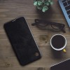 Кожаный чехол (книжка) Nillkin Qin Series для Apple iPhone 12 Pro / 12 (6.1'') Чорний (7751)