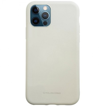 TPU чехол Molan Cano Smooth для Apple iPhone 12 Pro / 12 (6.1'') Серый (7779)