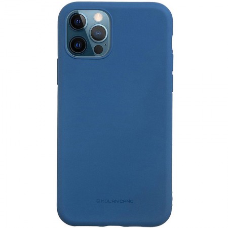 TPU чехол Molan Cano Smooth для Apple iPhone 12 Pro / 12 (6.1'') Синий (12593)
