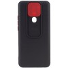 Чехол Camshield Black TPU со шторкой защищающей камеру для Xiaomi Redmi 9 Чорний (7801)