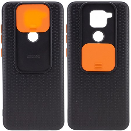Чехол Camshield Black TPU со шторкой защищающей камеру для Xiaomi Redmi Note 9 / Redmi 10X Чорний (7818)