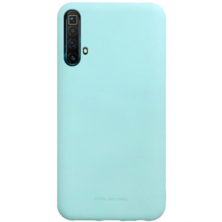 TPU чехол Molan Cano Smooth для Realme X3 SuperZoom / X3 / X50 Бирюзовый (7828)