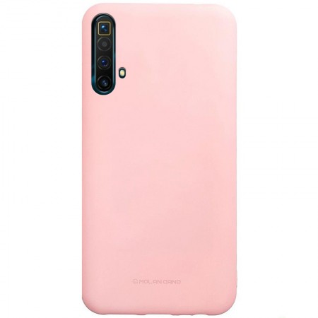 TPU чехол Molan Cano Smooth для Realme X3 SuperZoom / X3 / X50 Рожевий (7831)