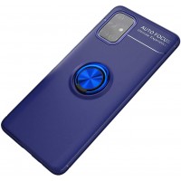TPU чехол Deen ColorRing под магнитный держатель (opp) для Samsung Galaxy M31s Синій (7872)