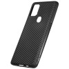 TPU чехол Epic Carbon для Samsung Galaxy A21s Черный (7940)