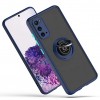 TPU+PC чехол Deen ColorEdgingRing for Magnet для Samsung Galaxy Note 20 Синий (7952)