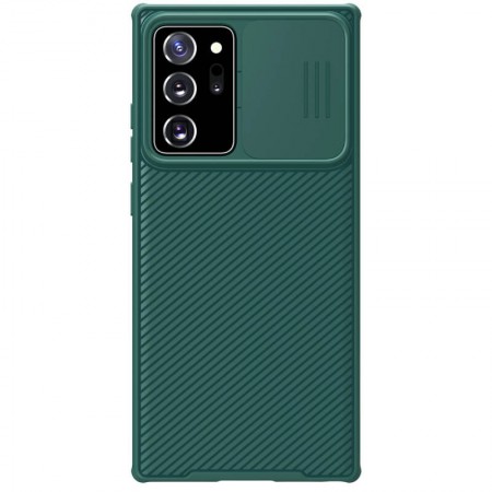 Карбоновая накладка Nillkin Camshield (шторка на камеру) для Samsung Galaxy Note 20 Ultra Зелений (27967)