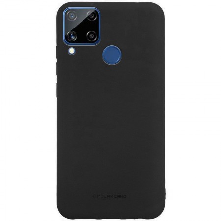 TPU чехол Molan Cano Smooth для Realme C15 / C12 Черный (7970)