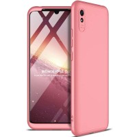 Пластиковая накладка GKK LikGus 360 градусов (opp) для Xiaomi Redmi 9A Рожевий (17963)