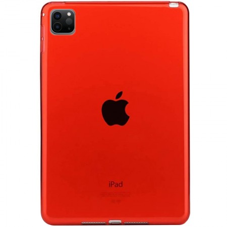 TPU чехол Epic Color Transparent для Apple iPad Pro 11'' (2020) Червоний (8005)
