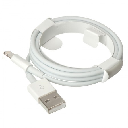 Дата кабель Foxconn для Apple iPhone USB to Lightning (AAA grade) (1m) (тех.пак) Белый (15004)
