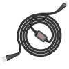 Дата кабель Hoco S4 ''With Timer'' USB to MicroUSB (1.2m) Черный (14221)
