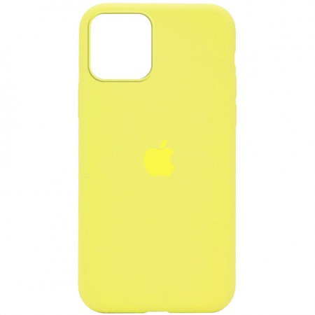Чехол Silicone Case Full Protective (AA) для Apple iPhone 12 Pro / 12 (6.1'') Желтый (20443)