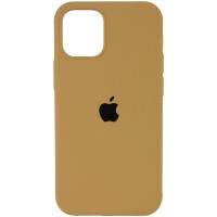 Чехол Silicone Case Full Protective (AA) для Apple iPhone 12 Pro / 12 (6.1'') Золотий (20442)