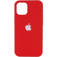 Чехол Silicone Case Full Protective (AA) для Apple iPhone 12 Pro / 12 (6.1'') Червоний (8021)