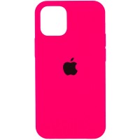 Чехол Silicone Case Full Protective (AA) для Apple iPhone 12 Pro / 12 (6.1'') Розовый (8025)