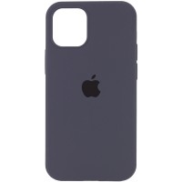Чехол Silicone Case Full Protective (AA) для Apple iPhone 12 Pro / 12 (6.1'') Сірий (8014)