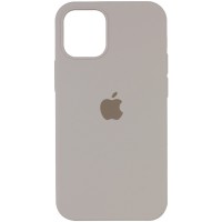 Чехол Silicone Case Full Protective (AA) для Apple iPhone 12 Pro / 12 (6.1'') Сірий (20437)