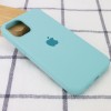 Чехол Silicone Case Full Protective (AA) для Apple iPhone 12 Pro / 12 (6.1'') Бірюзовий (20445)