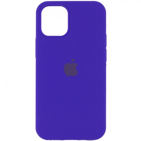 Чехол Silicone Case Full Protective (AA) для Apple iPhone 12 Pro / 12 (6.1'') Фиолетовый (8016)