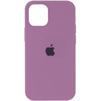 Чехол Silicone Case Full Protective (AA) для Apple iPhone 12 Pro / 12 (6.1'') Ліловий (8028)
