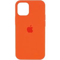 Чехол Silicone Case Full Protective (AA) для Apple iPhone 12 Pro / 12 (6.1'') Помаранчевий (8044)