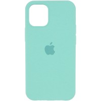 Чехол Silicone Case Full Protective (AA) для Apple iPhone 12 Pro / 12 (6.1'') Бірюзовий (8043)