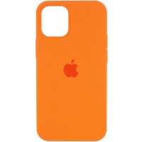Чехол Silicone Case Full Protective (AA) для Apple iPhone 12 Pro / 12 (6.1'') Помаранчевий (29051)