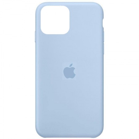 Чехол Silicone Case Full Protective (AA) для Apple iPhone 12 Pro / 12 (6.1'') Голубой (31012)