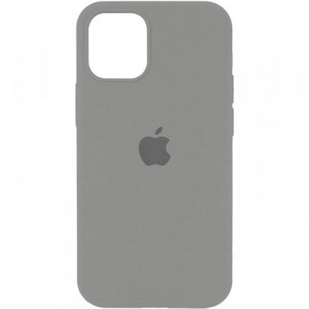 Чохол Silicone Case Full Protective (AA) для Apple iPhone 12 Pro / 12 (6.1'') Серый (32221)