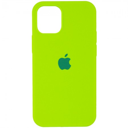 Чехол Silicone Case Full Protective (AA) для Apple iPhone 12 mini (5.4'') Салатовый (8068)