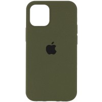 Чехол Silicone Case Full Protective (AA) для Apple iPhone 12 mini (5.4'') Зелений (17400)