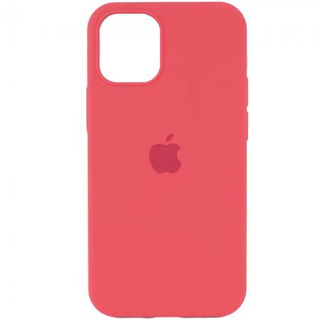 Чехол Silicone Case Full Protective (AA) для Apple iPhone 12 Pro Max (6.7'') Красный (8106)