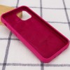 Чехол Silicone Case Full Protective (AA) для Apple iPhone 12 Pro Max (6.7'') Малиновий (8111)