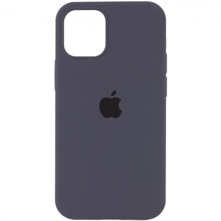 Чехол Silicone Case Full Protective (AA) для Apple iPhone 12 Pro Max (6.7'') Сірий (8119)