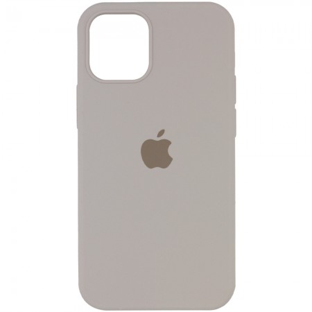 Чехол Silicone Case Full Protective (AA) для Apple iPhone 12 Pro Max (6.7'') Серый (8120)