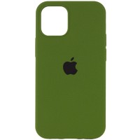 Чехол Silicone Case Full Protective (AA) для Apple iPhone 12 Pro Max (6.7'') Зелений (8130)