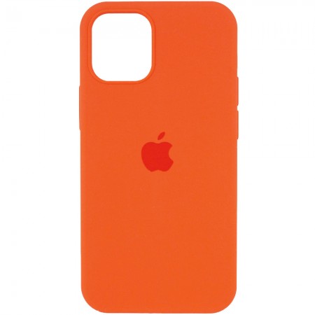 Чехол Silicone Case Full Protective (AA) для Apple iPhone 12 Pro Max (6.7'') Оранжевый (8129)
