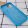 Чехол Silicone Case Full Protective (AA) для Apple iPhone 12 Pro Max (6.7'') Голубой (23677)