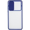 Чехол Camshield mate TPU со шторкой для камеры для Samsung Galaxy Note 20 Синий (8176)